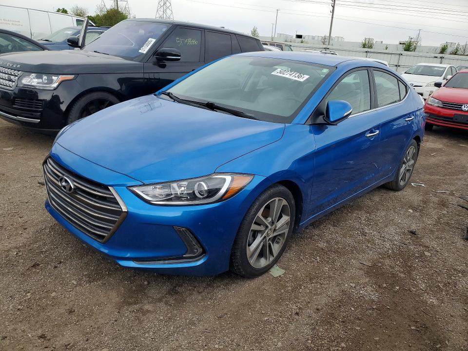 Продаж на аукціоні авто 2017 Hyundai Elantra, vin: 5NPD84LF4HH088440, номер лоту: 50274136