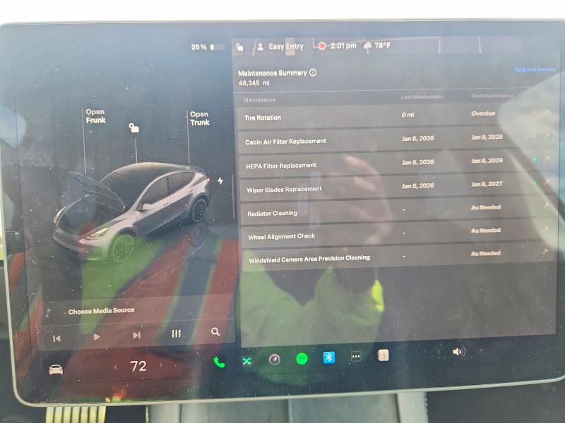 50093686 :رقم المزاد ، 7SAYGDEF7NF515446 vin ، 2022 Tesla Model Y مزاد بيع