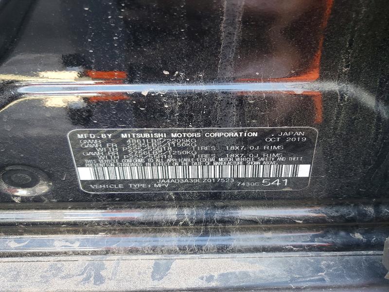 Продаж на аукціоні авто 2020 Mitsubishi Outlander, vin: JA4AD3A39LZ017523, номер лоту: 49663466