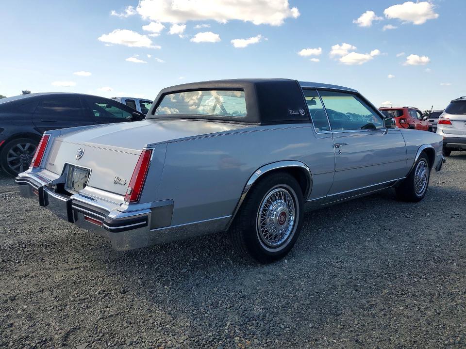 1984 Cadillac Eldorado მანქანა იყიდება აუქციონზე, vin: 1G6AL5780EE602205, აუქციონის ნომერი: 50027186