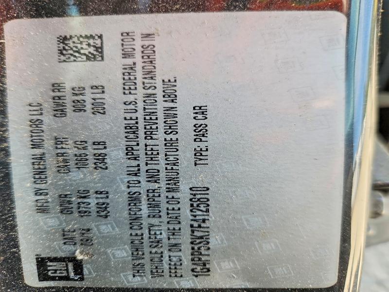 49770336 :رقم المزاد ، 1G4PP5SK7F4125810 vin ، 2015 Buick Verano مزاد بيع