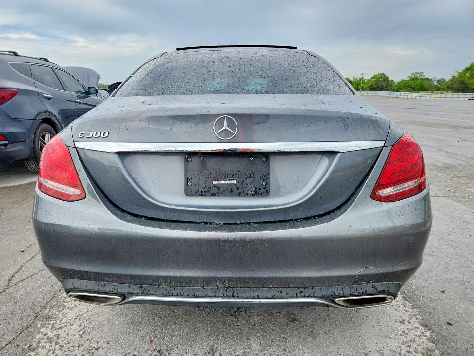 50024086 :رقم المزاد ، 55SWF4JB7HU193095 vin ، 2017 Mercedes-benz C مزاد بيع
