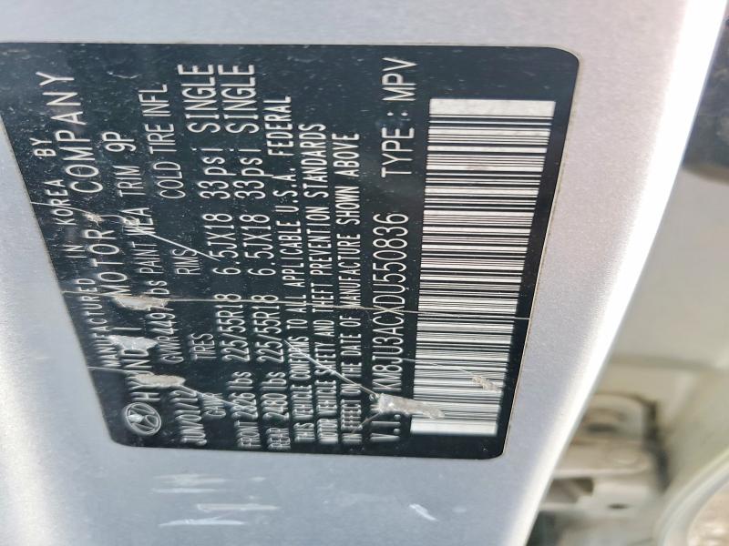Продаж на аукціоні авто 2013 Hyundai Tucson, vin: KM8JU3ACXDU550836, номер лоту: 48795266