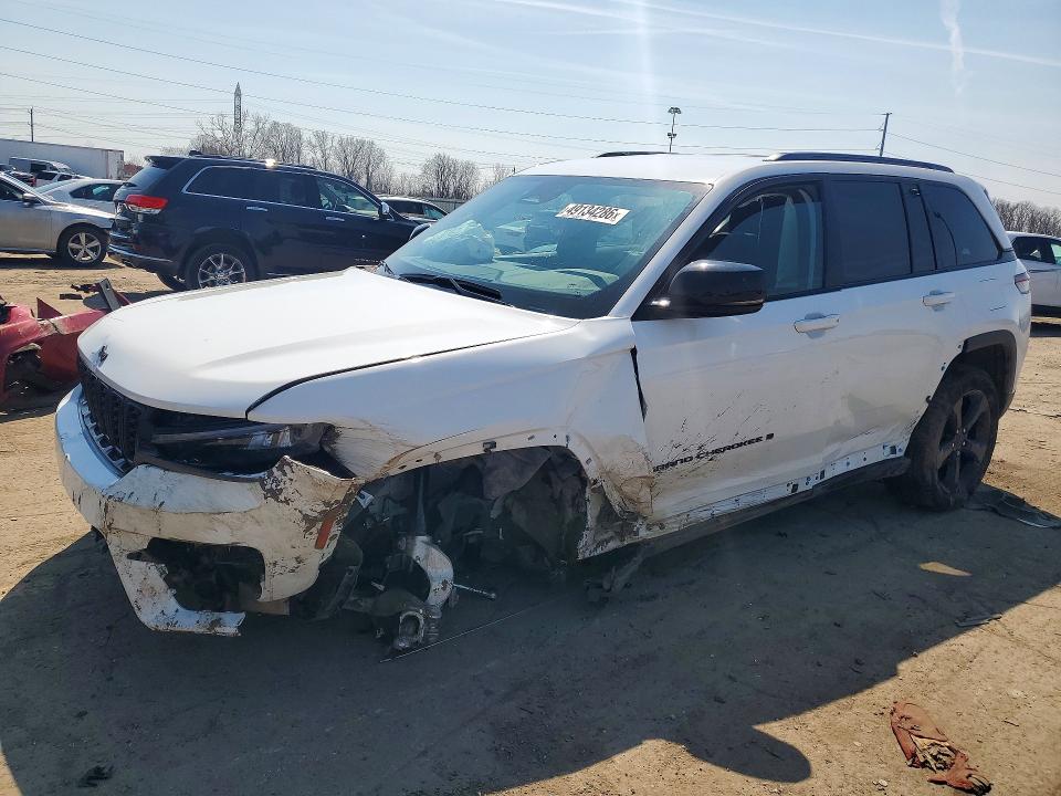 49134286 :رقم المزاد ، 1C4RJHBGXSC346524 vin ، 2025 Jeep Grand Cherokee مزاد بيع