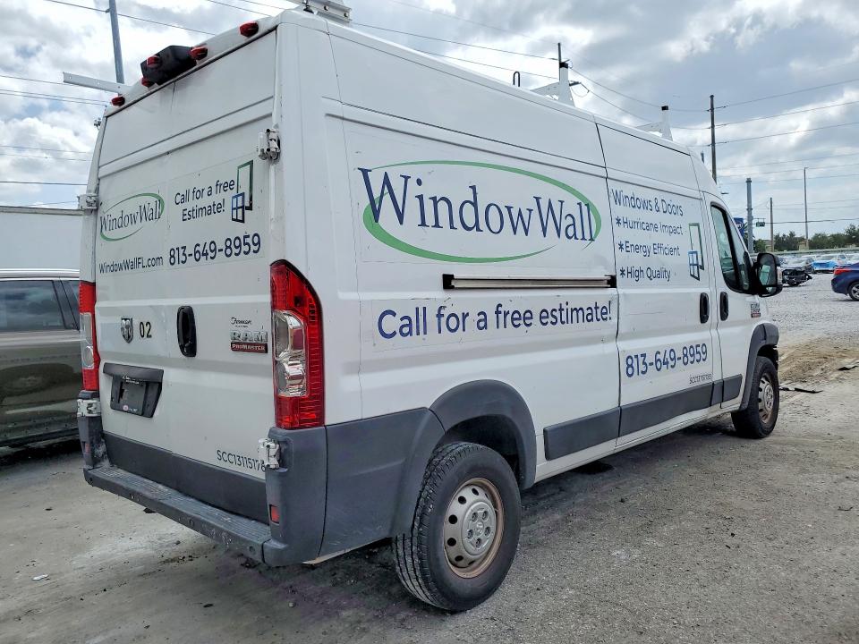 50468656 :رقم المزاد ، 3C6TRVDG8KE529298 vin ، 2019 Ram Promaster 2500 مزاد بيع