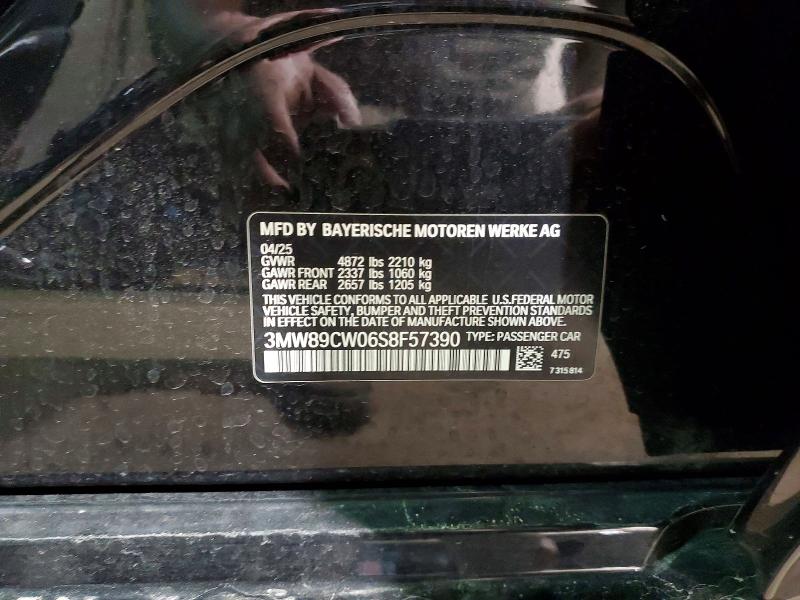 Продаж на аукціоні авто 2025 Bmw 330xi, vin: 3MW89CW06S8F57390, номер лоту: 48448666