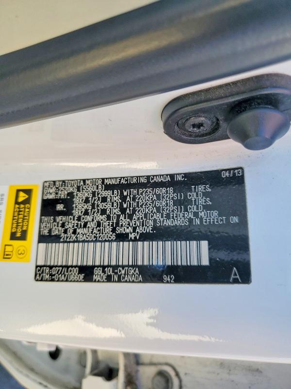 Продаж на аукціоні авто 2013 Lexus Rx, vin: 2T2ZK1BA5DC120056, номер лоту: 51541336