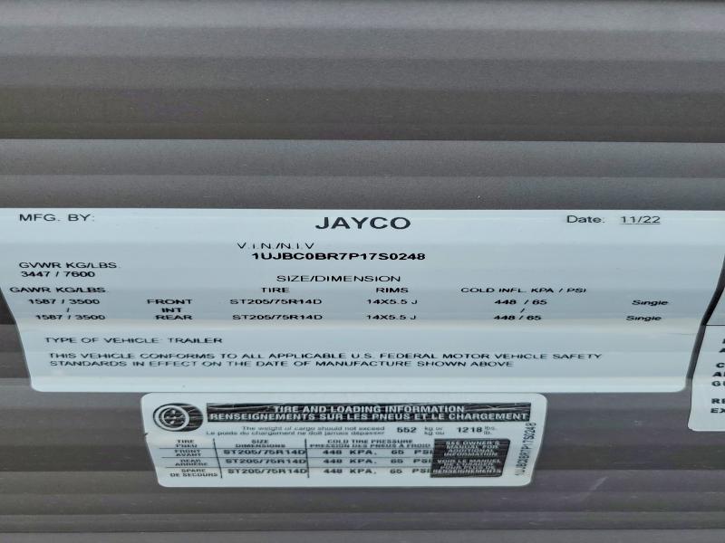 Aukcja sprzedaży 2023 Jayco Jay Flight, vin: 1UJBC0BR7P17S0248, numer aukcji: 48447816