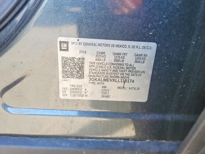 Продажа на аукционе авто 2020 Gmc Terrain, vin: 3GKALMEVXLL115174, номер лота: 49233296