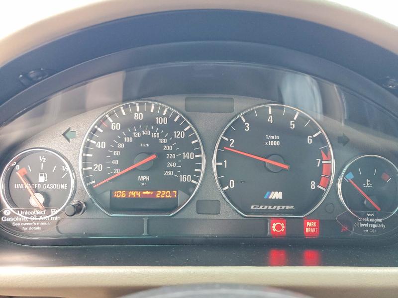 2000 Bmw M მანქანა იყიდება აუქციონზე, vin: WBSCM9346YLC61403, აუქციონის ნომერი: 48422496