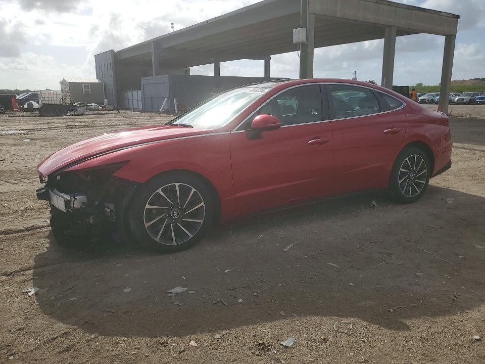 48933306 :رقم المزاد ، KMHL34J22MA155060 vin ، 2021 Hyundai Sonata مزاد بيع