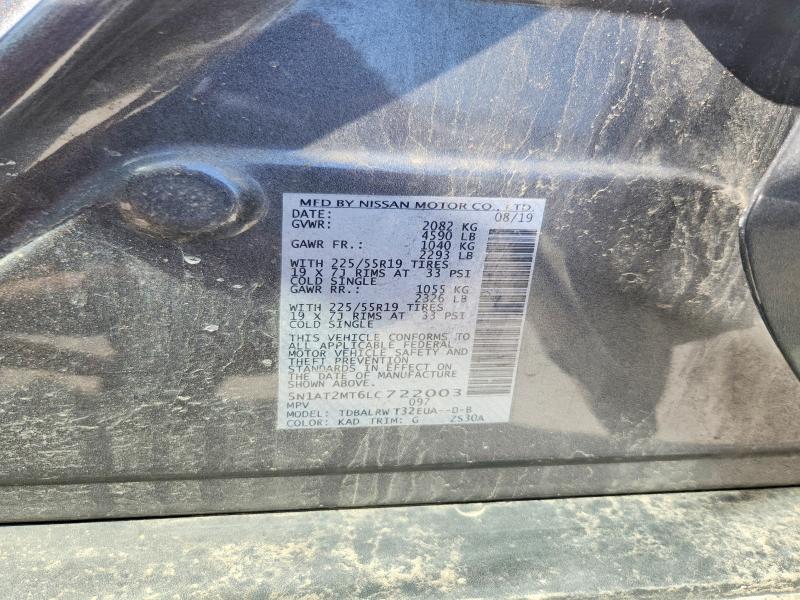 Продажа на аукционе авто 2020 Nissan Rogue, vin: 5N1AT2MT6LC722003, номер лота: 50840436