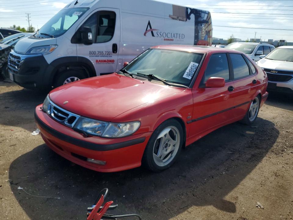 2002 Saab 9-3 მანქანა იყიდება აუქციონზე, vin: YS3DF58K522003057, აუქციონის ნომერი: 49349496