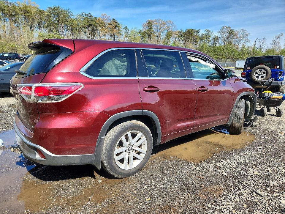 2016 Toyota Highlander მანქანა იყიდება აუქციონზე, vin: 5TDBKRFH9GS325659, აუქციონის ნომერი: 48598556