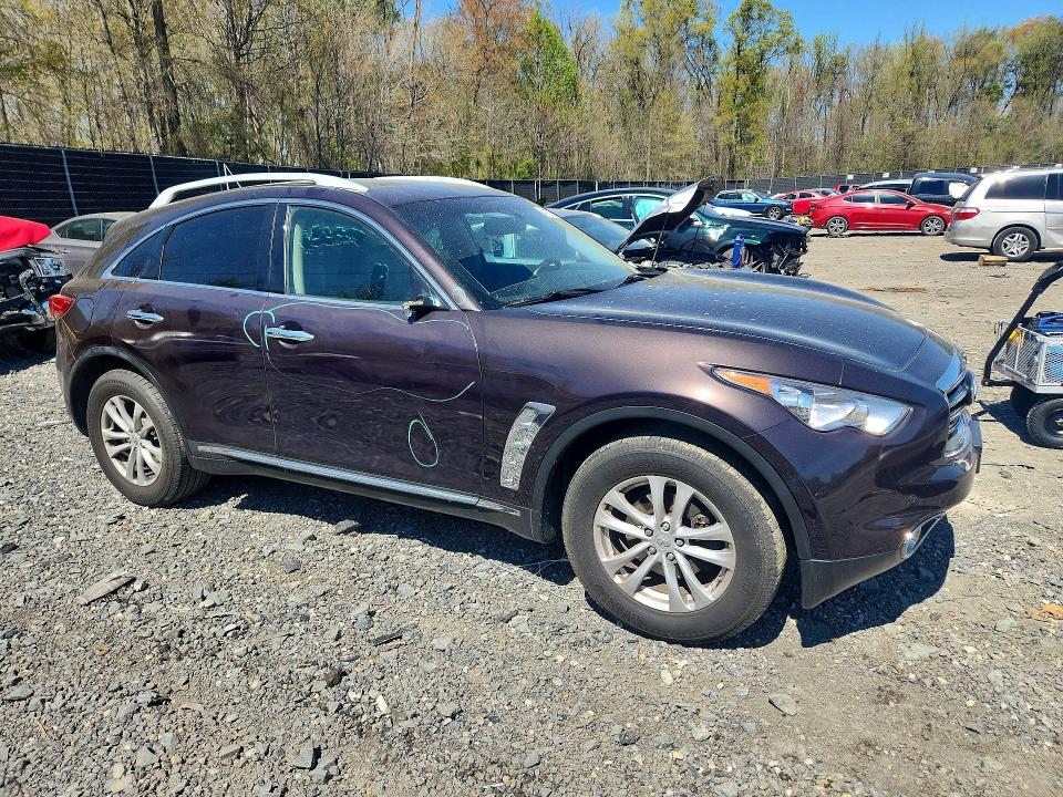 48979186 :رقم المزاد ، JN8AS1MU2CM121485 vin ، 2012 Infiniti Fx35 مزاد بيع