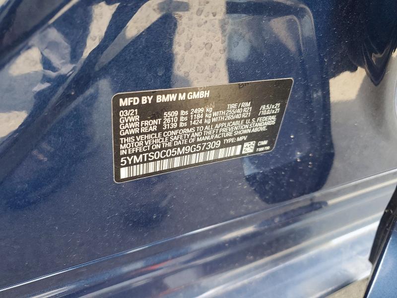 Aukcja sprzedaży 2021 Bmw X3, vin: 5YMTS0C05M9G57309, numer aukcji: 52087646