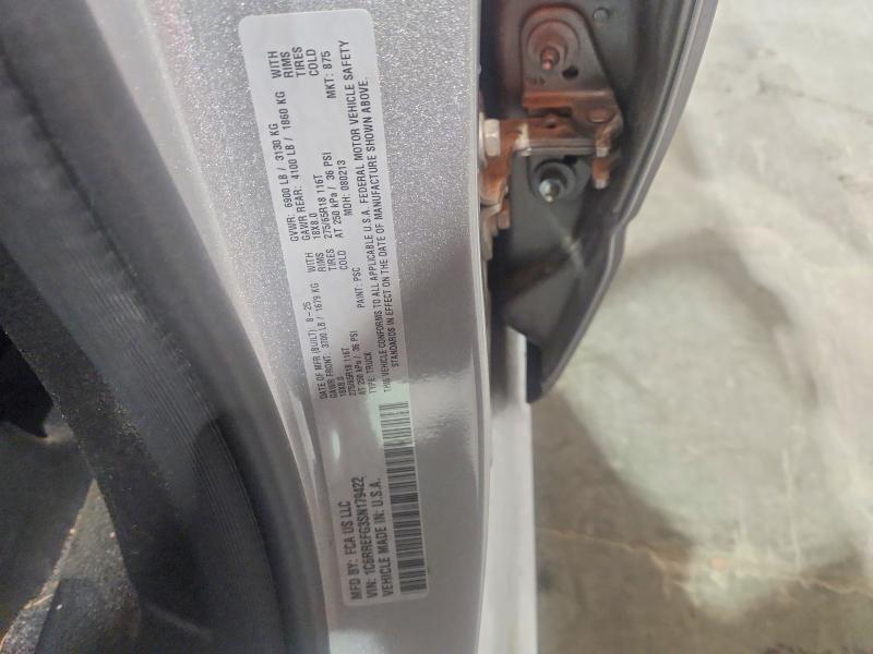 2025 Ram 1500 მანქანა იყიდება აუქციონზე, vin: 1C6RREFG3SN179422, აუქციონის ნომერი: 48536936