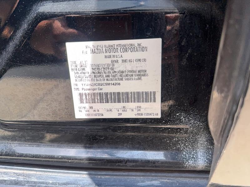 Продаж на аукціоні авто 2012 Mazda 6, vin: 1YVHZ8CB2C5M14208, номер лоту: 51566466