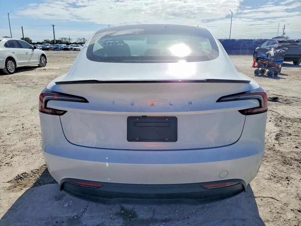 Продаж на аукціоні авто 2025 Tesla Model 3, vin: 5YJ3E1EA6SF055966, номер лоту: 49953406