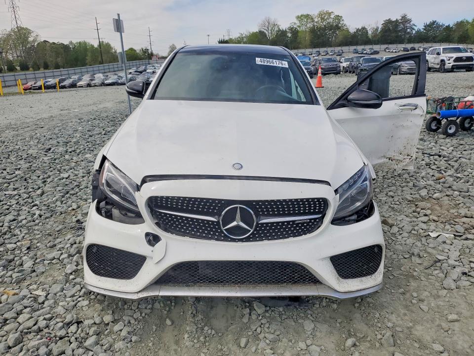 48966176 :رقم المزاد ، 55SWF6EB0HU224371 vin ، 2017 Mercedes-benz C مزاد بيع