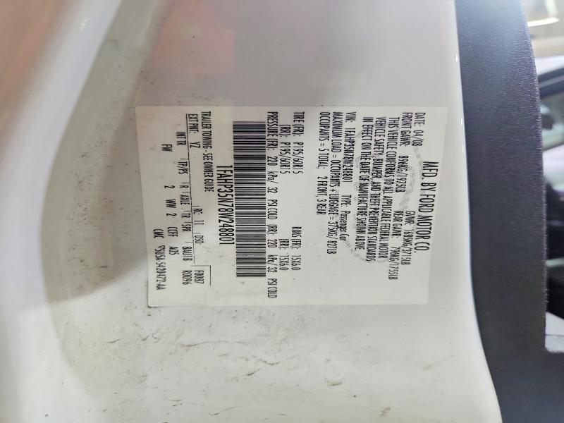 Auction sale of the 2008 Ford Focus, vin: 1FAHP35N78W248801, lot number: 49779746
