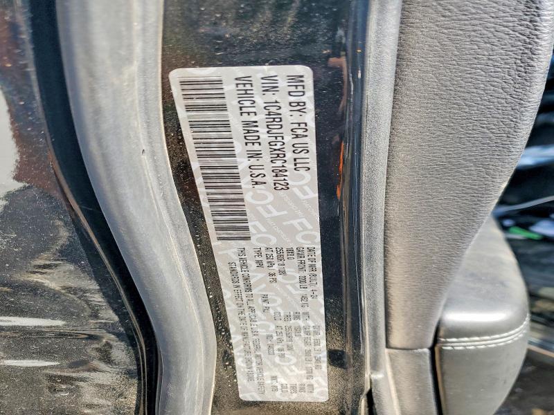 50315836 :رقم المزاد ، 1C4RDJFGXRC184123 vin ، 2024 Dodge Durango مزاد بيع