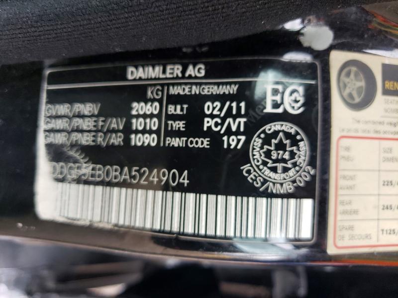 Aukcja sprzedaży 2011 Mercedes-benz C300w 4dr, vin: WDDGF5EB0BA524904, numer aukcji: 49027066
