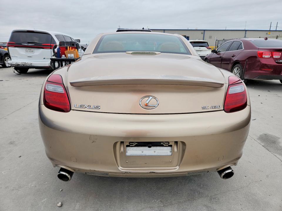 Aukcja sprzedaży 2002 Lexus Sc 430, vin: JTHFN48Y620011812, numer aukcji: 49163776