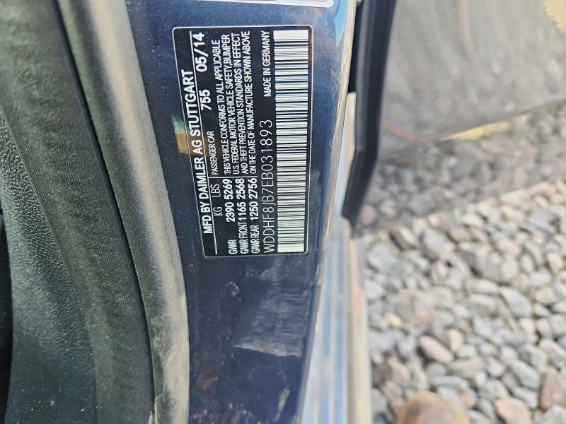 50082046 :رقم المزاد ، WDDHF8JB7EB031893 vin ، 2014 Mercedes-benz E مزاد بيع