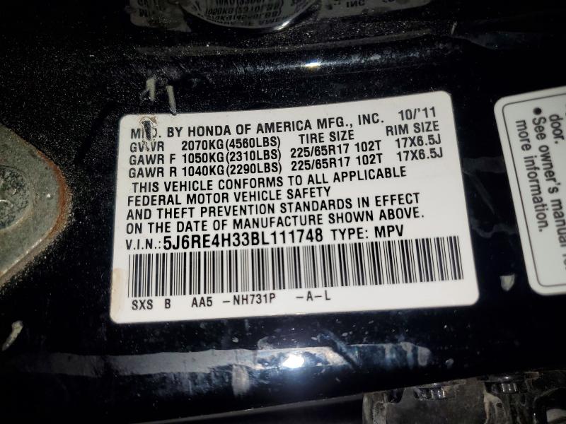 50350336 :رقم المزاد ، 5J6RE4H33BL111748 vin ، 2011 Honda Cr-v مزاد بيع