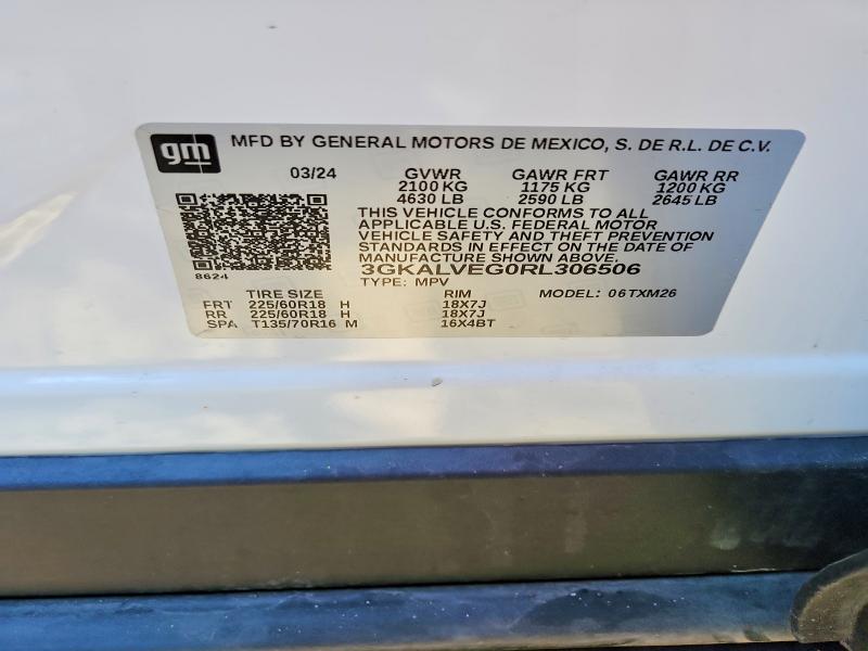 Aukcja sprzedaży 2024 Gmc Terrain, vin: 3GKALVEG0RL306506, numer aukcji: 49509116