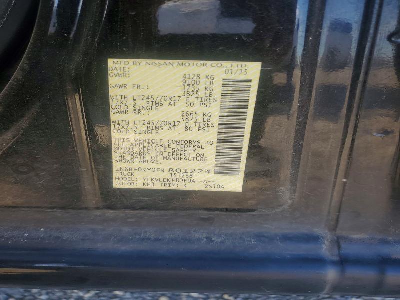 Продаж на аукціоні авто 2015 Nissan Nv, vin: 1N6BF0KY0FN801224, номер лоту: 53460046