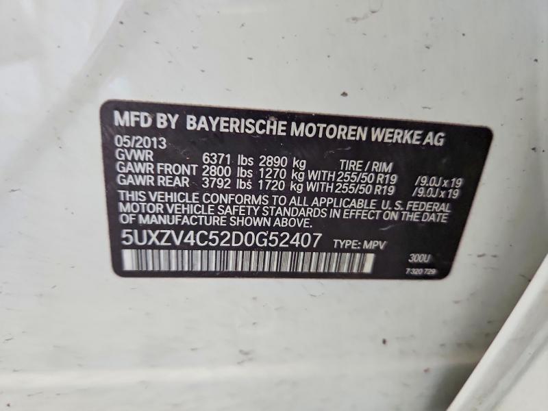 Продажа на аукционе авто 2013 Bmw X5, vin: 5UXZV4C52D0G52407, номер лота: 49865066