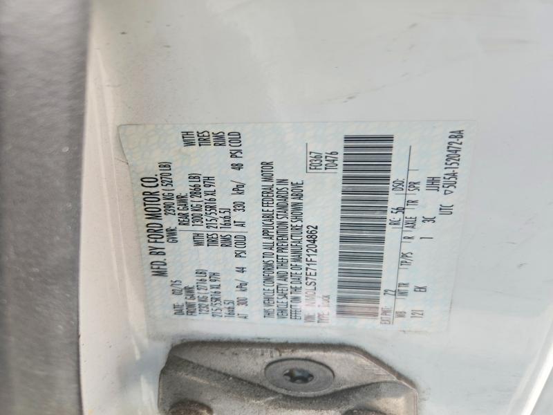 50614266 :رقم المزاد ، NM0LS7E71F1204862 vin ، 2015 Ford Transit Connect مزاد بيع