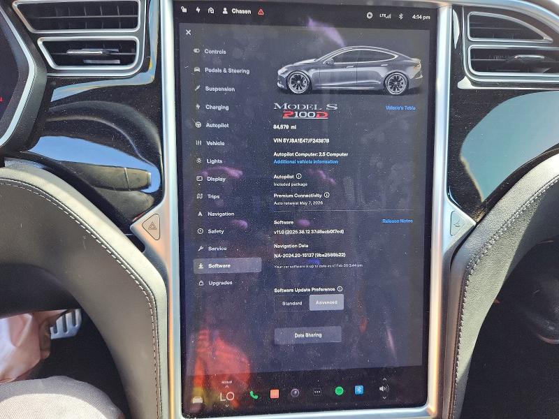 49937516 :رقم المزاد ، 5YJSA1E47JF243878 vin ، 2018 Tesla Model S مزاد بيع