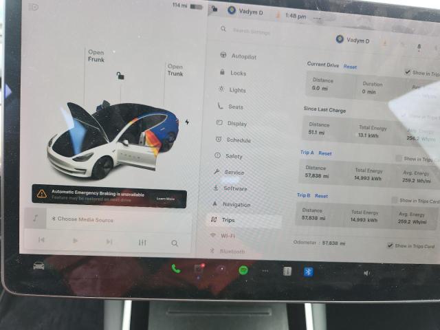 Aukcja sprzedaży 2020 Tesla Model 3, vin: 5YJ3E1EB0LF637684, numer aukcji: 50944316