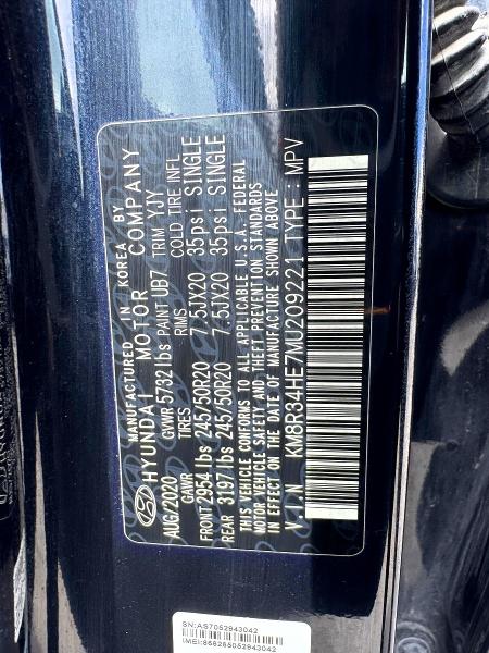 Продаж на аукціоні авто 2021 Hyundai Palisade, vin: KM8R34HE7MU209221, номер лоту: 49027976
