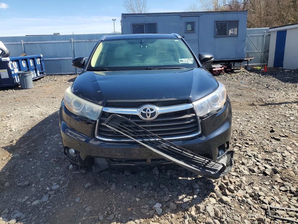 2015 Toyota Highlander მანქანა იყიდება აუქციონზე, vin: 5TDDKRFH0FS145140, აუქციონის ნომერი: 48821586