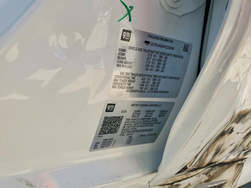 2026 Gmc Sierra მანქანა იყიდება აუქციონზე, vin: 1GTRUAEK6TZ230265, აუქციონის ნომერი: 50077956