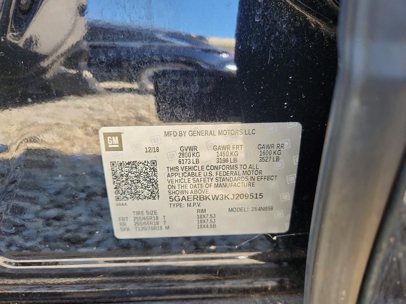 Продажа на аукционе авто 2019 Buick Enclave, vin: 5GAERBKW3KJ209515, номер лота: 49679386