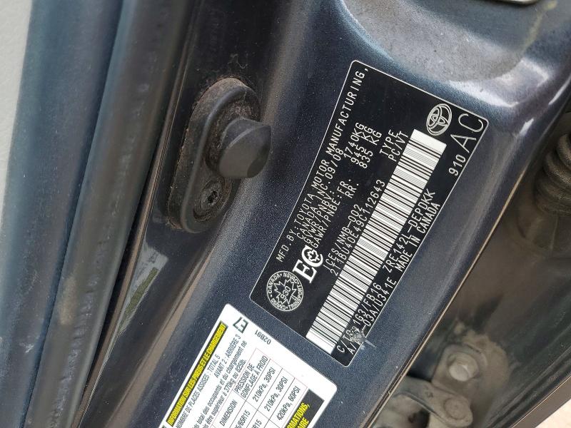 2009 Toyota Corolla მანქანა იყიდება აუქციონზე, vin: 2T1BU40E49C112643, აუქციონის ნომერი: 49427306