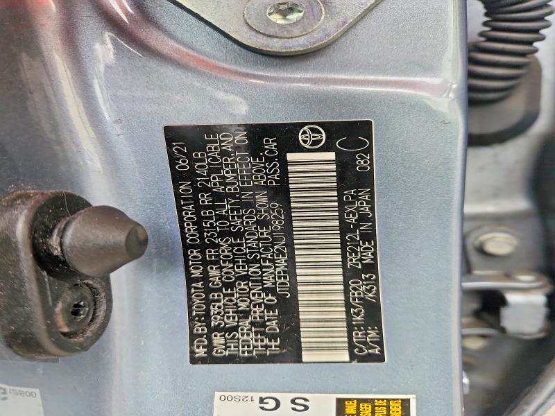 Продажа на аукционе авто 2022 Toyota Corolla, vin: JTDEPMAE2NJ198259, номер лота: 49960506