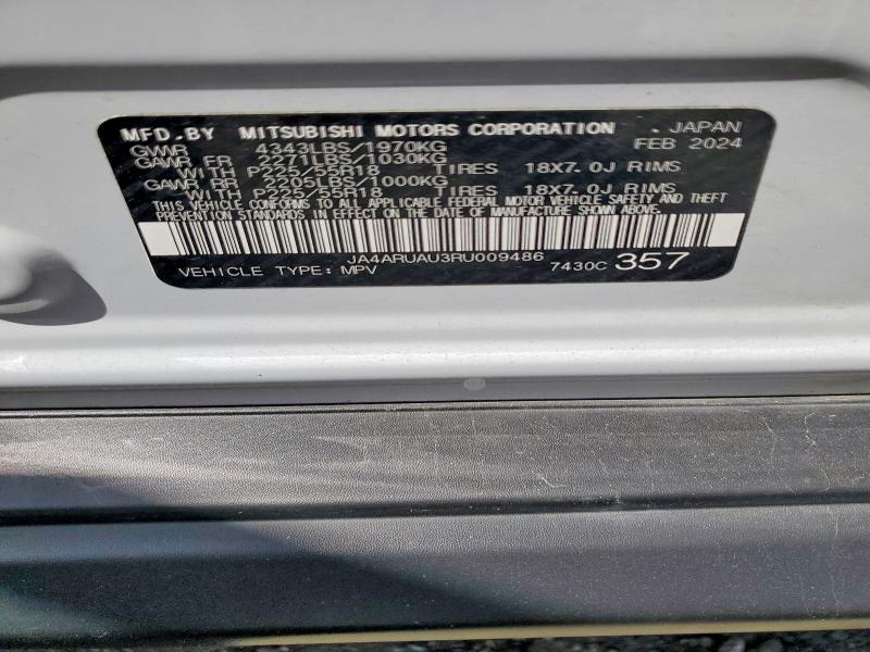 Продаж на аукціоні авто 2024 Mitsubishi Outlander Sport, vin: JA4ARUAU3RU009486, номер лоту: 50663626