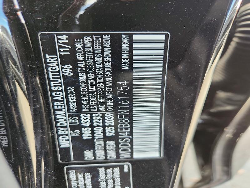 Aukcja sprzedaży 2015 Mercedes-benz Cla, vin: WDDSJ4EB8FN161754, numer aukcji: 49512876