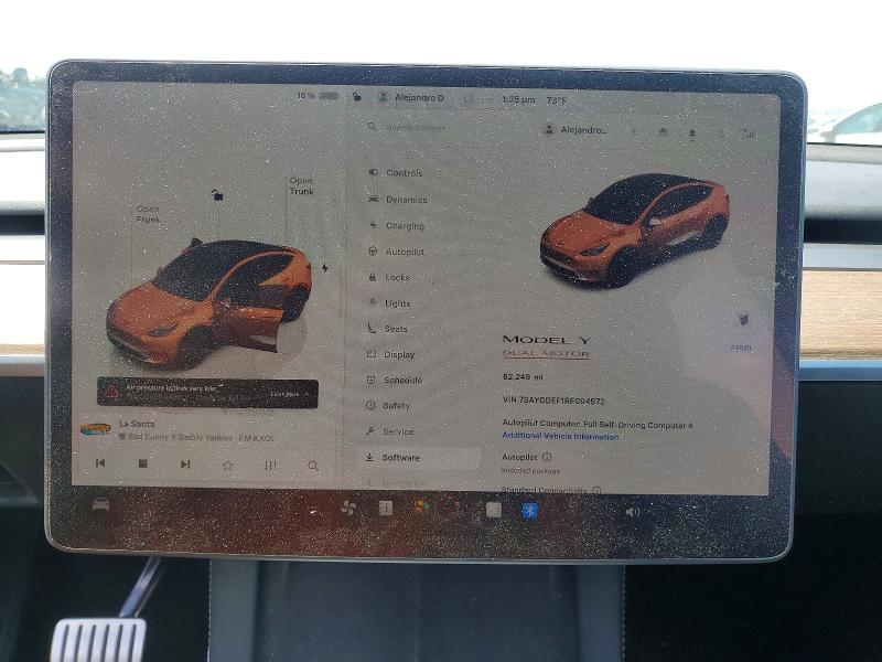 51004146 :رقم المزاد ، 7SAYGDEF1RF094572 vin ، 2024 Tesla Model Y مزاد بيع