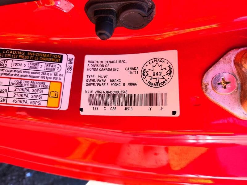 Aukcja sprzedaży 2012 Honda Civic, vin: 2HGFG3B45CH002545, numer aukcji: 48594216