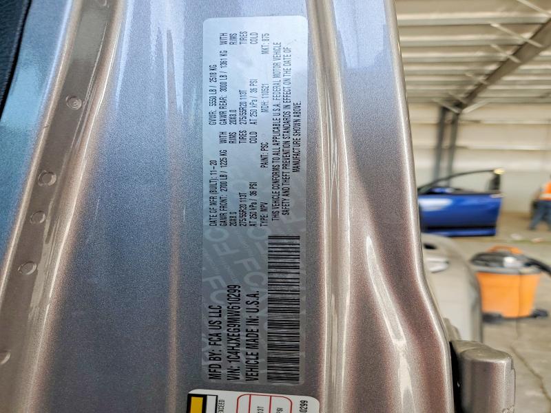 Продаж на аукціоні авто 2021 Jeep Wrangler Unlimited, vin: 1C4HJXEG9MW610299, номер лоту: 49783126