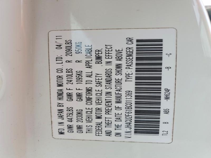 Продаж на аукціоні авто 2011 Acura Tsx, vin: JH4CU2F61BC011369, номер лоту: 49418026