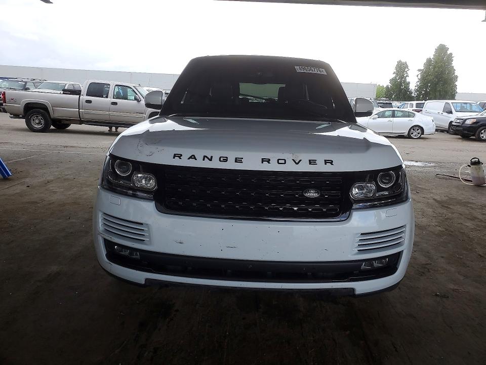 49656776 :رقم المزاد ، SALGS2PFXGA315304 vin ، 2016 Land Rover Range Rover مزاد بيع