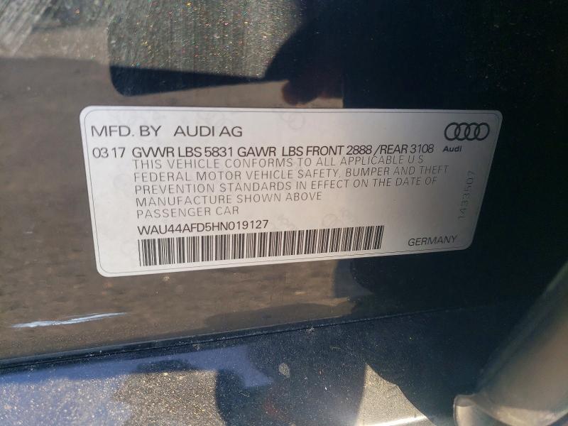 Aukcja sprzedaży 2017 Audi A8, vin: WAU44AFD5HN019127, numer aukcji: 51157656